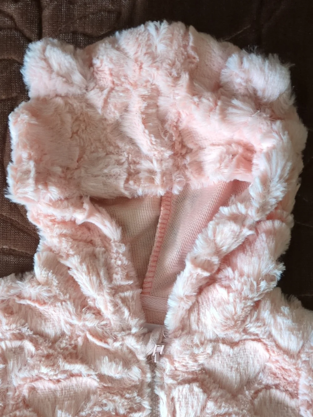 Kensie Toddler Pink Fuzzy Jacket